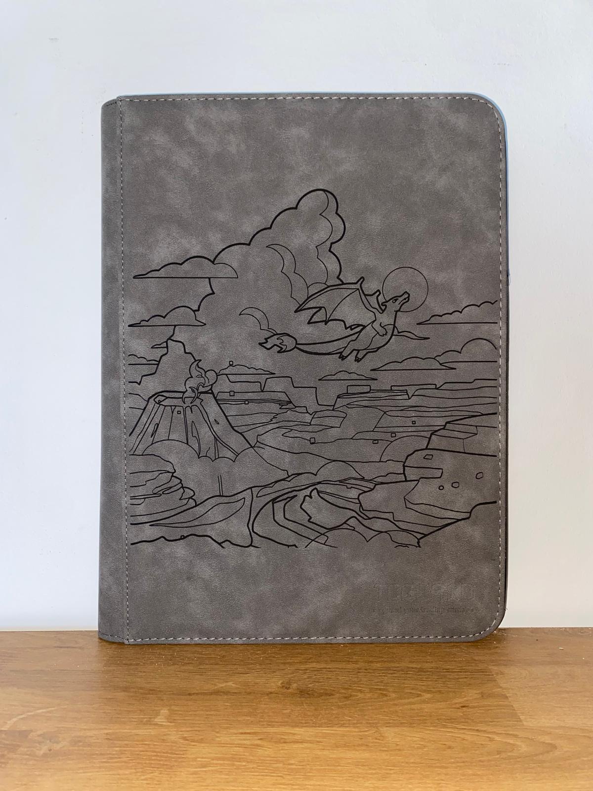 Grauer Binder